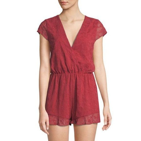 Lovers and Friends Hey Babe Lace Back Romper NWT S - Picture 6 of 8